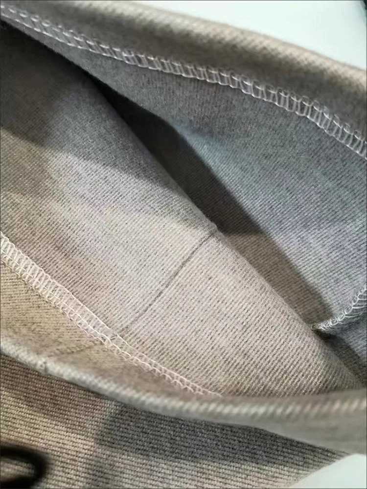 Autumn Winter Warm Woolen Wide Leg Pants Korean Fashion Womens Pantalones Casual High Waist Baggy Thicken Straight SweatpantsT251025