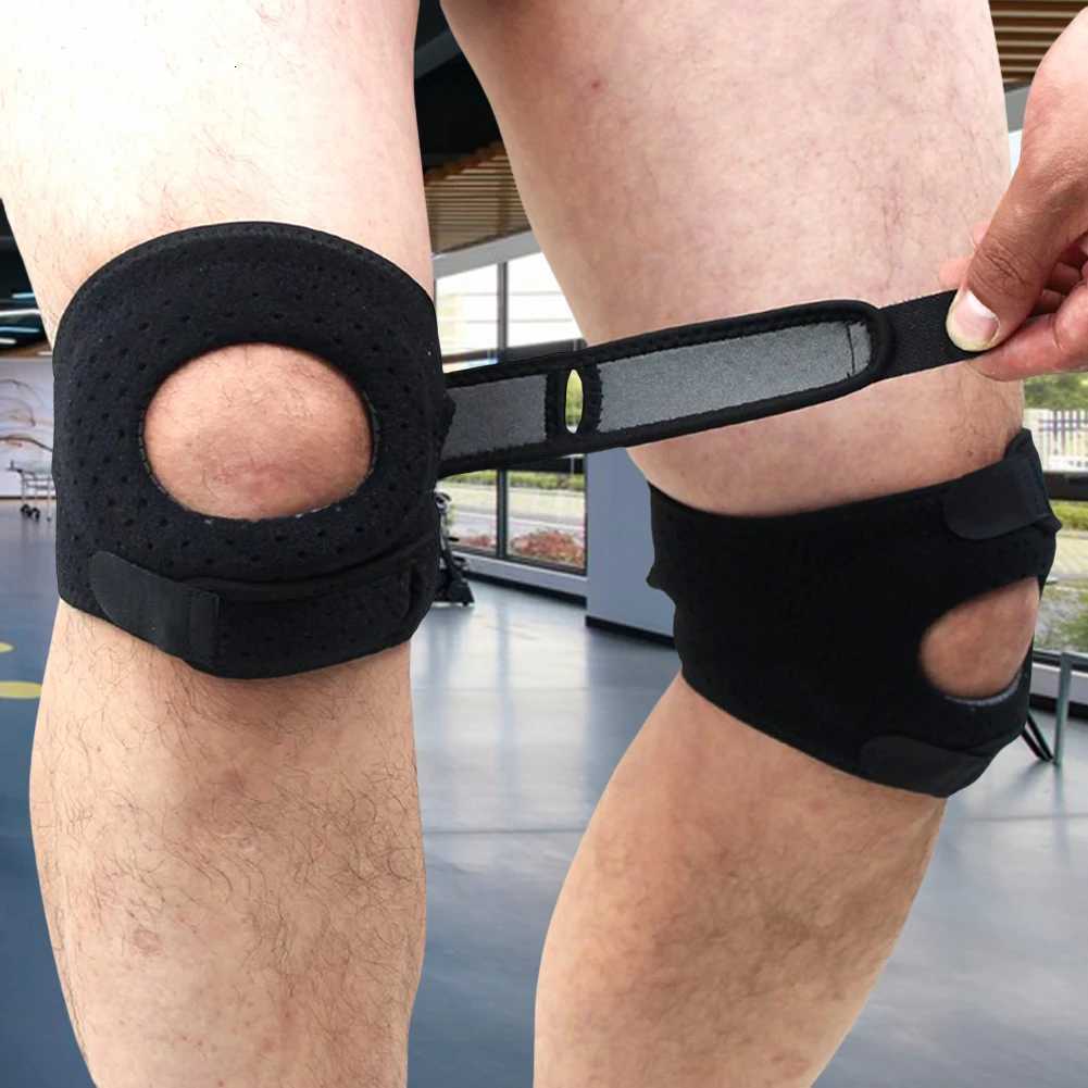 Patellar Stabilizing Knee Brace Knee Relief Support Wrap Adjustable Knee Compression Sleeve Tendon Support Patella Strap for Gym Y251024