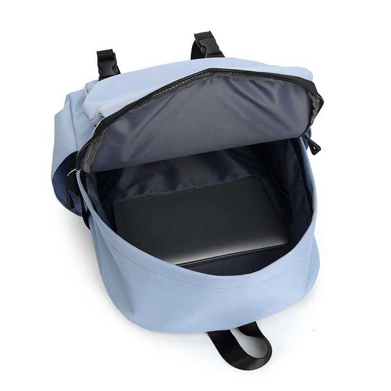 3pcsset Student Backpack boys girls School Bags for Teen Men Women Tote Bag CluTCh Pocket Nylon Backpacks Travel Bag W251025