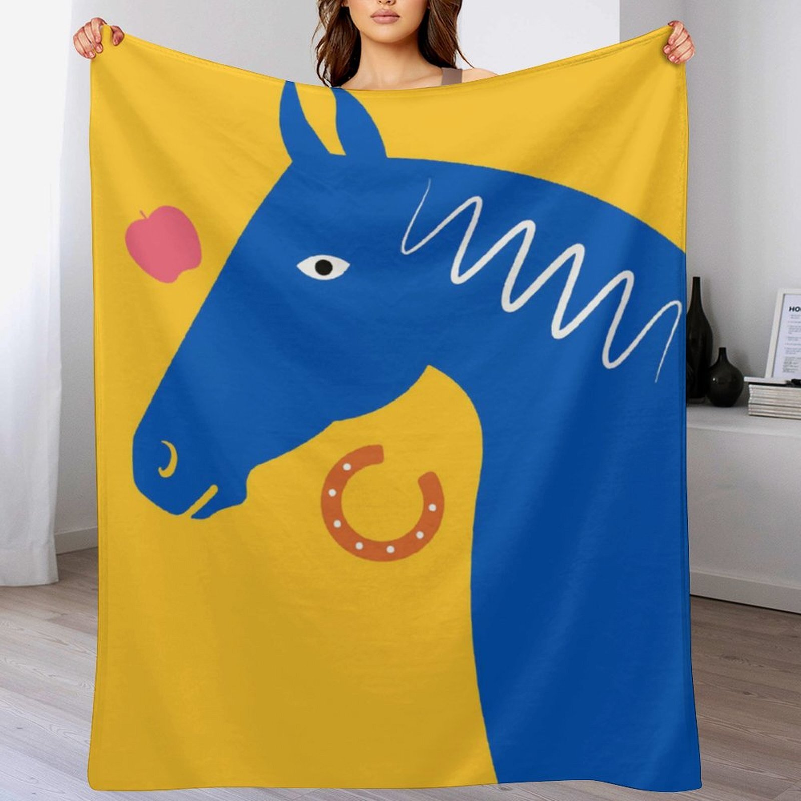 H Designer Horse blanket blanket throw cashmere vibration blanket copert Home Travel Throw Summer Air Conditioner Beach home bedding blankets throws
