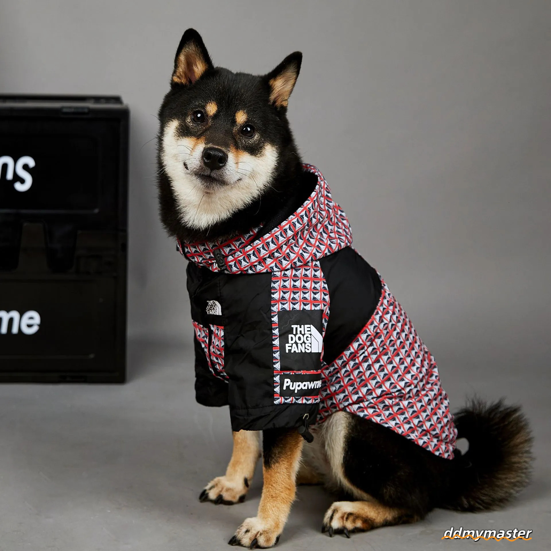 Coat Waterproof Dog Warm Autumn Winter Jacket Windproof Puppy Coats With Adjustable Hood, Leash Hole, Pet Outdoor Clothes For Small Medium Large Dogs 
