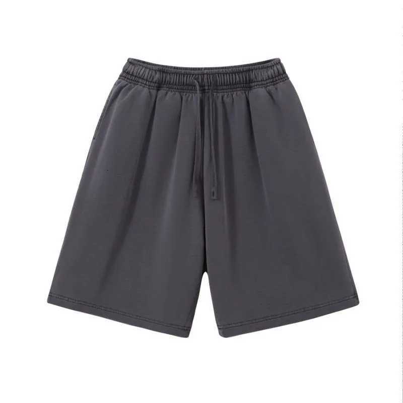 5 colors 100 cotton mens pull rope high waist loose fashion casual large size shortsXJ251025