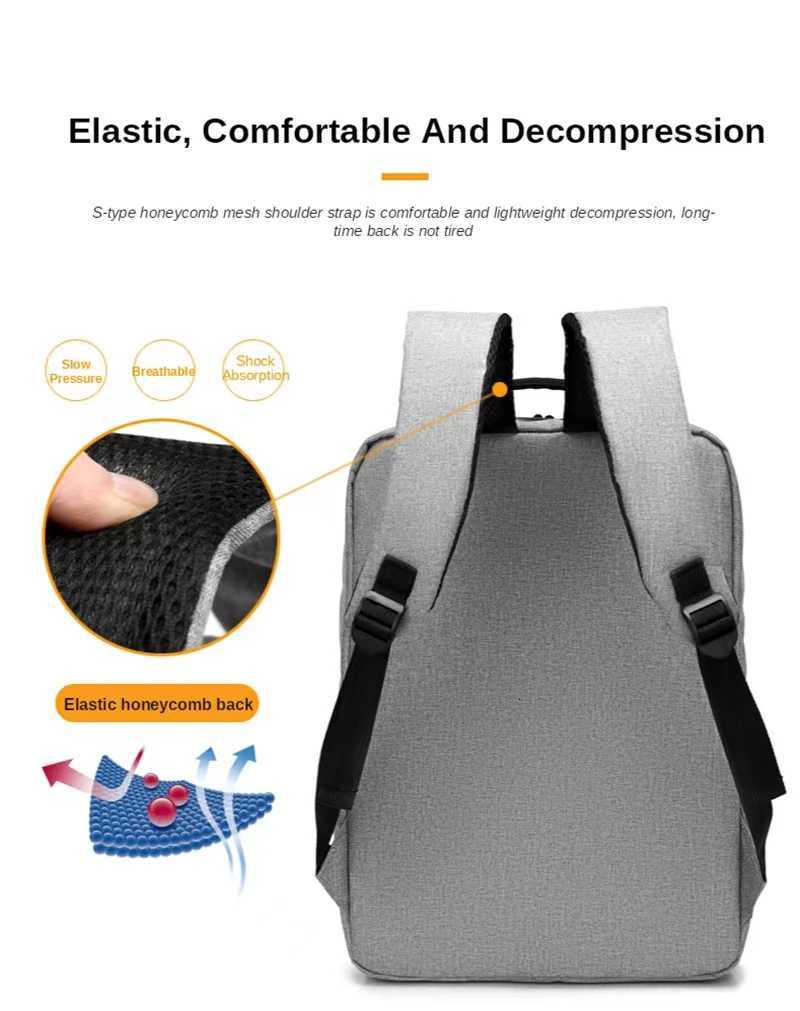 Laptop backpack travel Multifunctional Large capacity male usb charging computer school backpacks oxford waterproof bag for men W251025