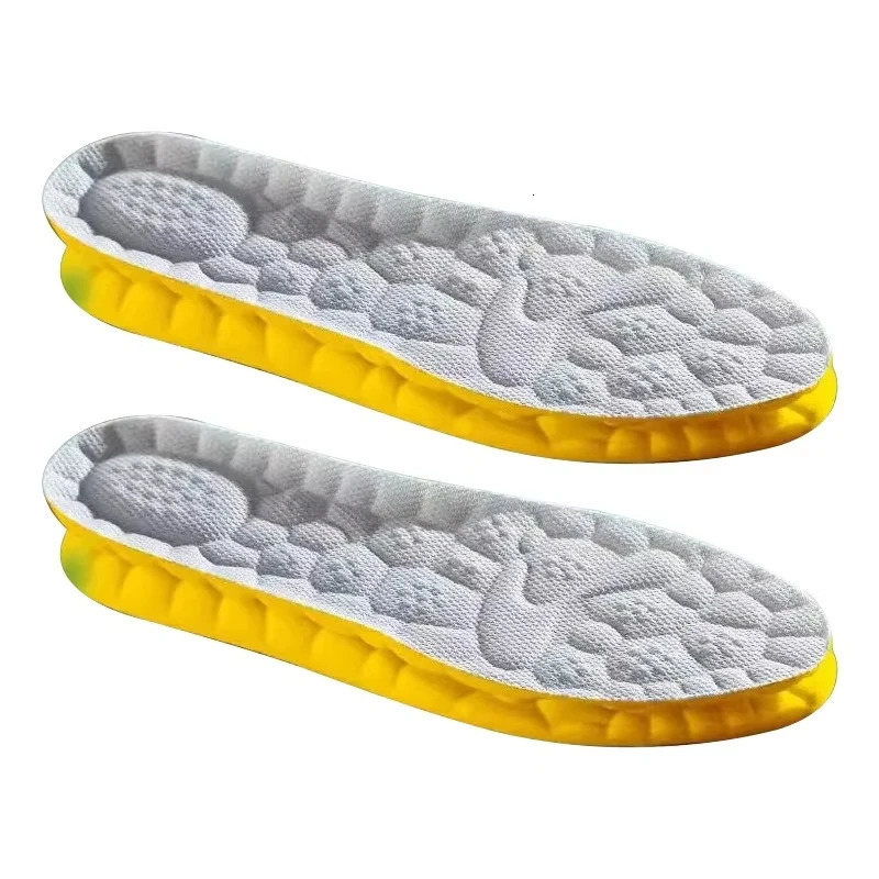 4D Cloud Technology PU Sole Sports Insoles For Shoes Soft Breathable Shock Absorption Cushion Running Orthopedic Care Insoles251020
