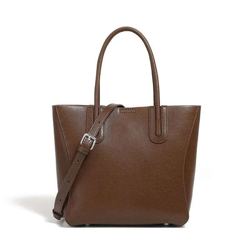 High Quality Women Soft Genuine Leather Large Capacity Female Shoulder Crossbody Bag Classic Designer Girls Handbag Purse Suotong1025