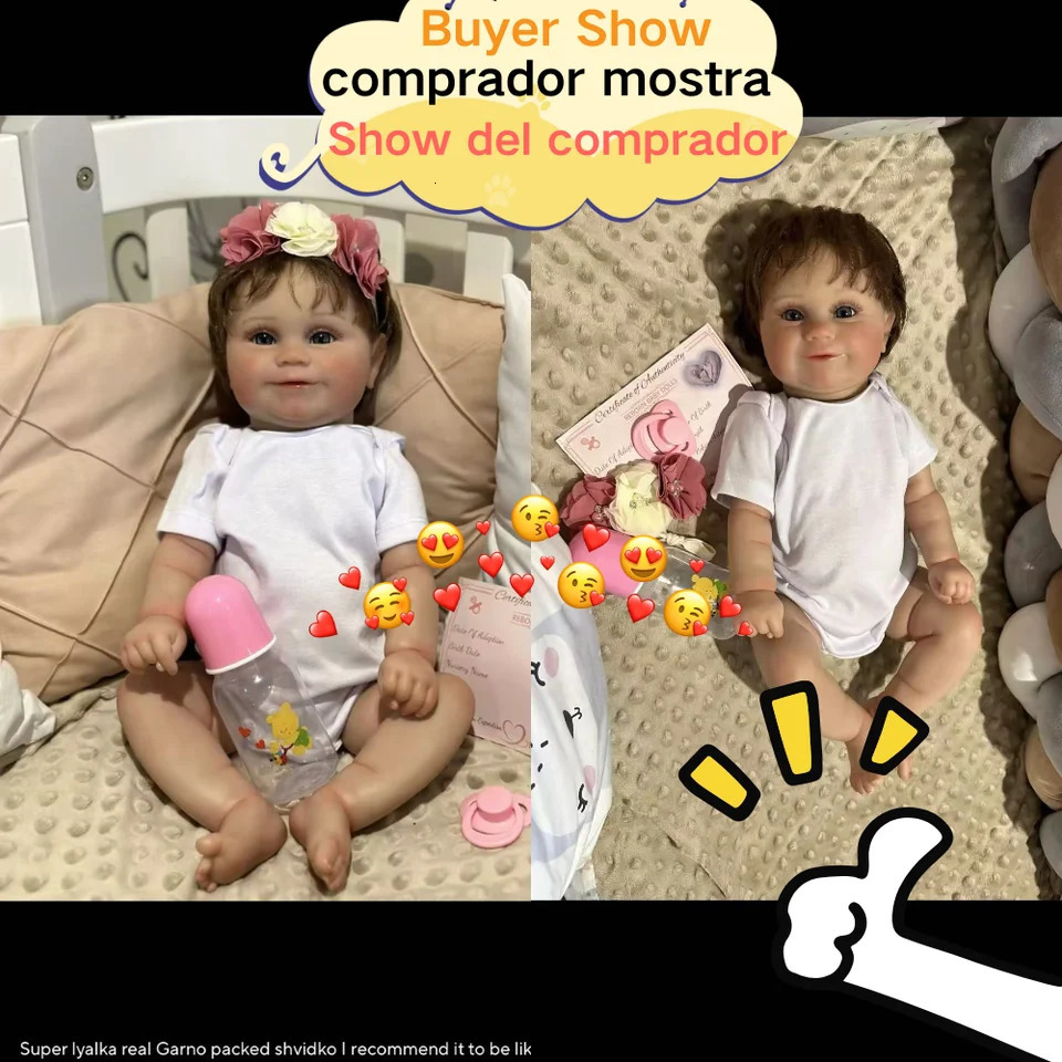 MRB 50CM Full Vinyl Body Girl Waterproof Reborn Doll Maddie HandDetailed Painted Visible Veins Lifelike Doll Christmas Toy Gift 251020