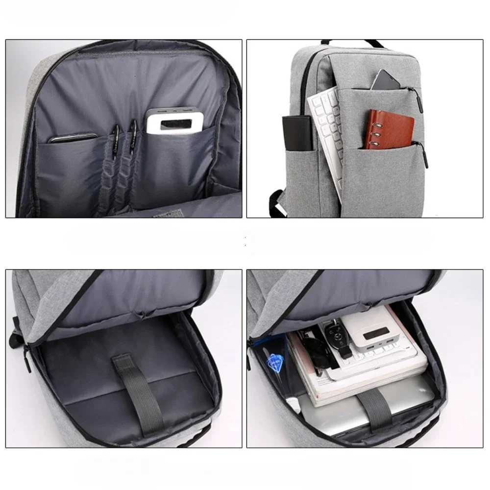 2024 Mens Backpack Multifunctional Waterproof Bags for Male Business Laptop Backpack USB Charging Bagpack Nylon Casual Rucksack W251025
