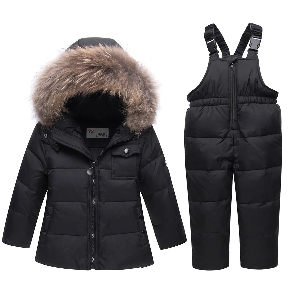 OLEKID Russia Winter children Boys Clothes Set Warm Down Jacket Coat Overalls For Girl 15 Years Kids Baby Girl Snowsuit 251023