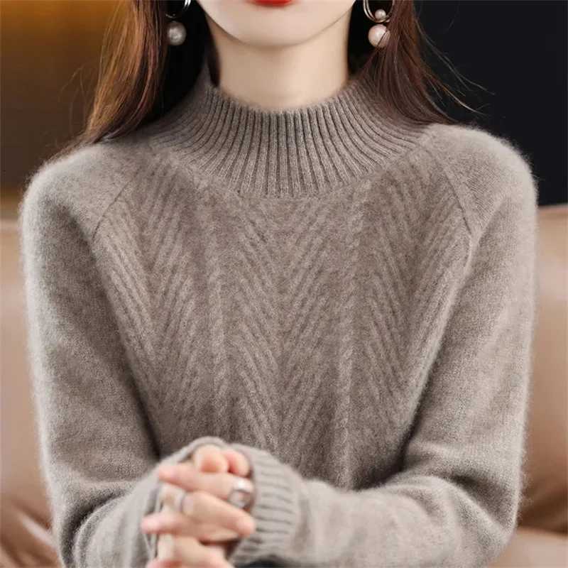 Heliar Women Fall Turtleneck Sweater Knitted Soft Pullovers Cashmere Jumpers Basic Soft Sweaters For Women 2024 Autumn WinterT251025