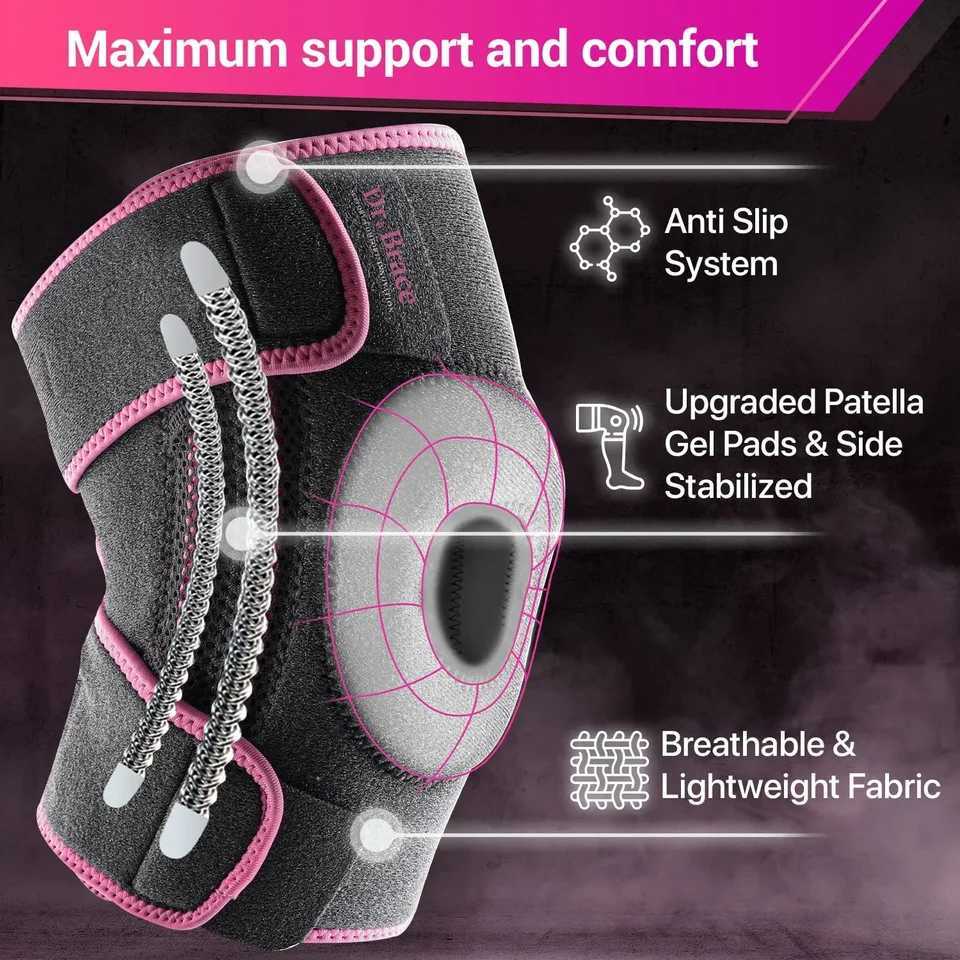 1pcs knee brace hiking outdoor running cycling mens and womens non slip spring support knee joint protection equipment Y251024