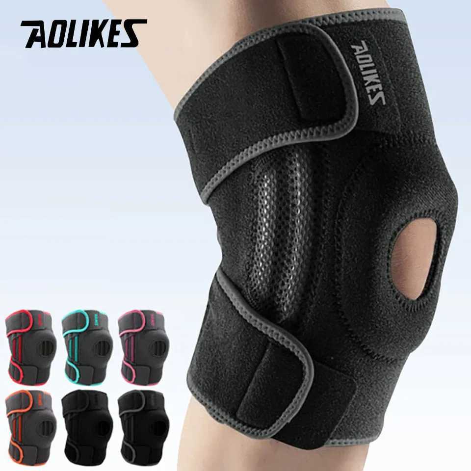 AOLIKES 1PCS Knee Brace for Women Men with Side Stabilizers Patella Knee Brace for Knee Support for Running Basketball Y251024