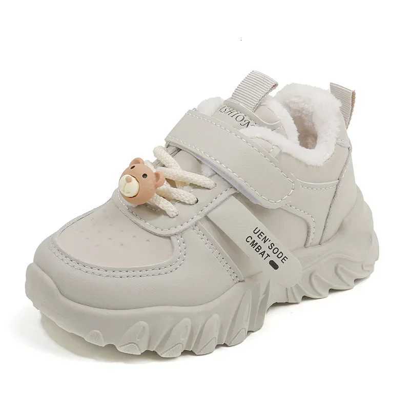 Winter Kid Casual Sneakers Boy Girl Running Sports Slip Resistant Toddler Baby Warm Cotton Shoes Fashion Children Footwear H260130