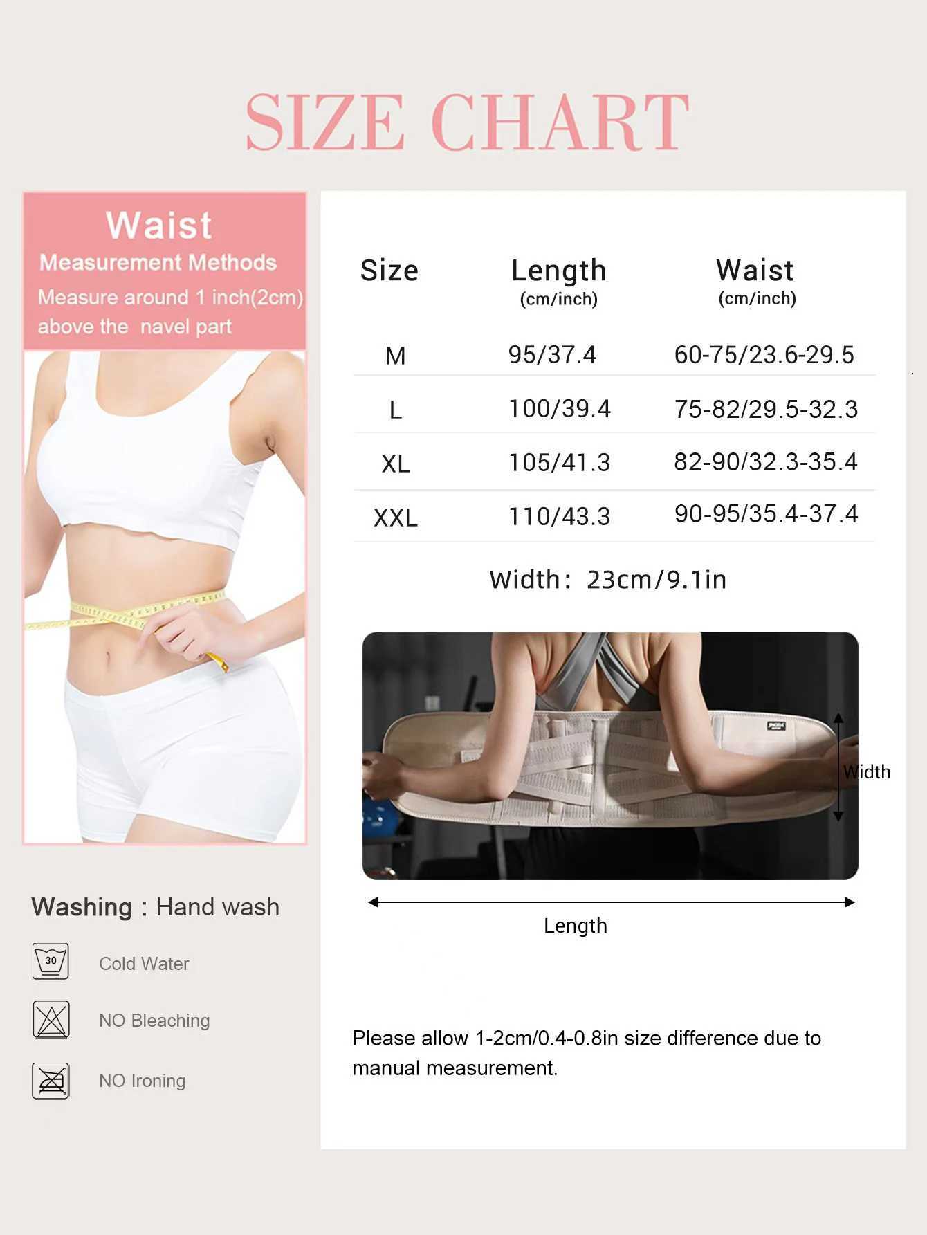 1 Piece Adjustable Unisex Lower Back Support Waist Trainer Tummy Band for Weightlifting Cycling Y251025