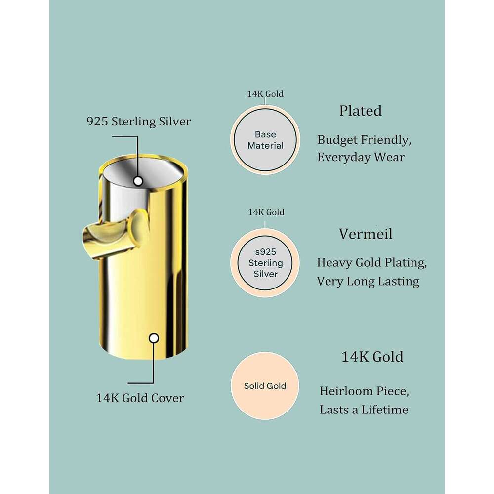 Stacking for Women sterling sier14K Vermeil Rings Stackable Thin Gold Plain Pinky Thumb Midi Statement Band Ring Christmas gifts Comfort Fit Size5 to1