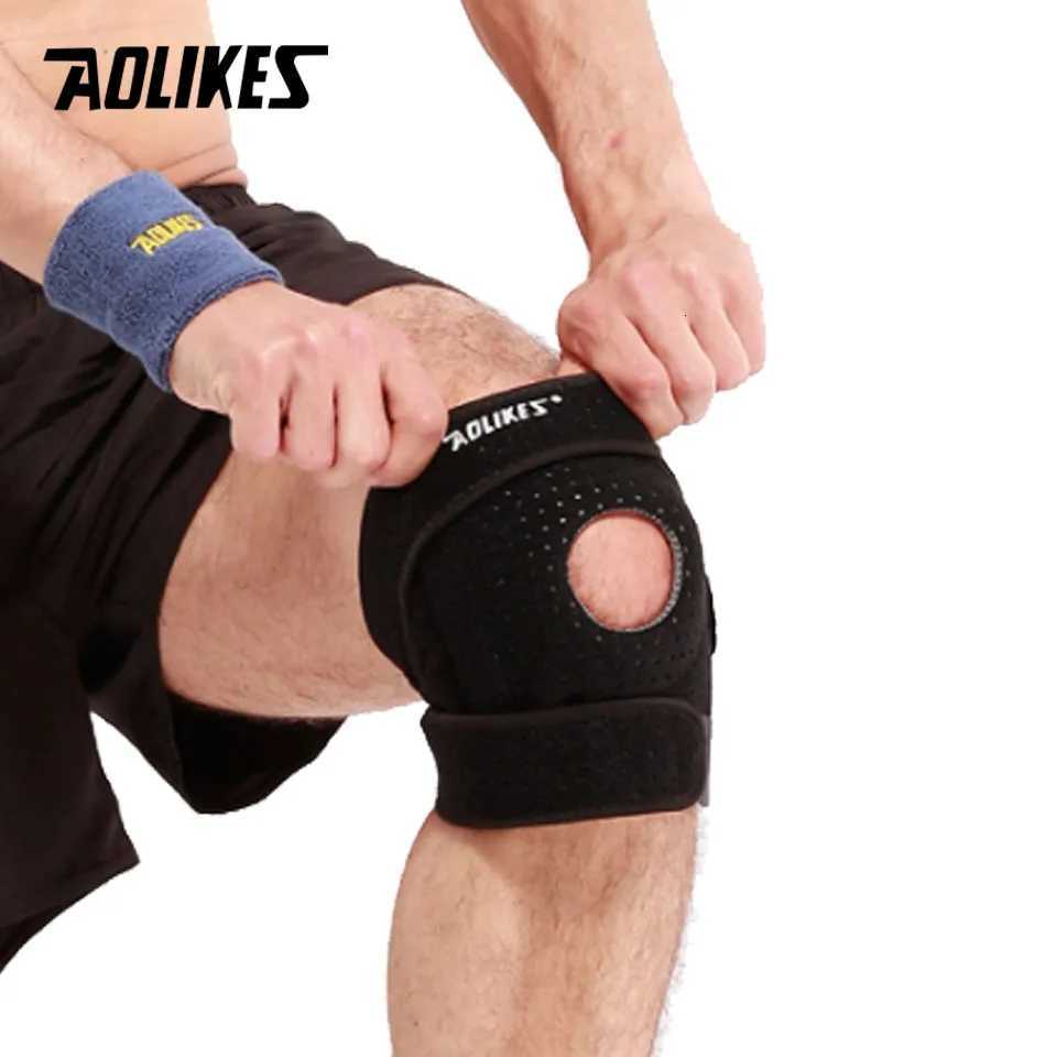 AOLIKES 1PC Knee Brace With Side Stabilizers Patella Gel Pads for Knee Pain Support for Knee Pad for RunningWorkoutArthritis Y251024
