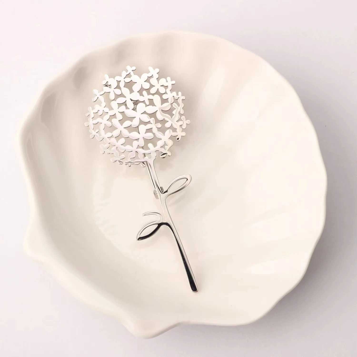 Dandelion brooch heart palpitations electrocardiogram chest accessories boutique clothing accessories special sale J251115