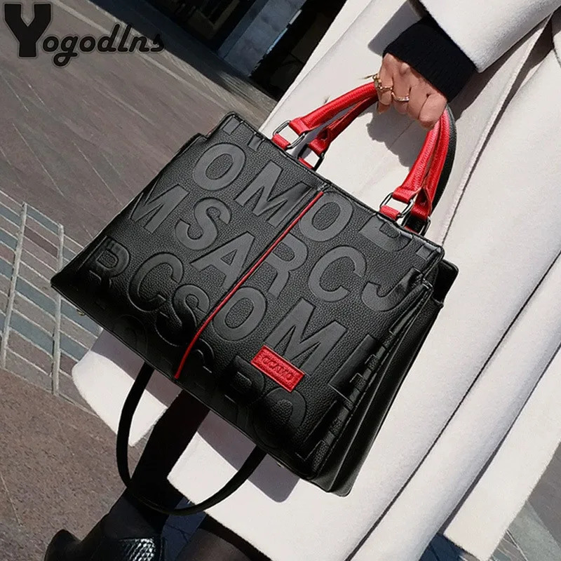 PU Leather Casual Crossbody Bags for Women Ladies Tote Handbag Female Large Capacity Travel Shoulder Bag Sac 251018