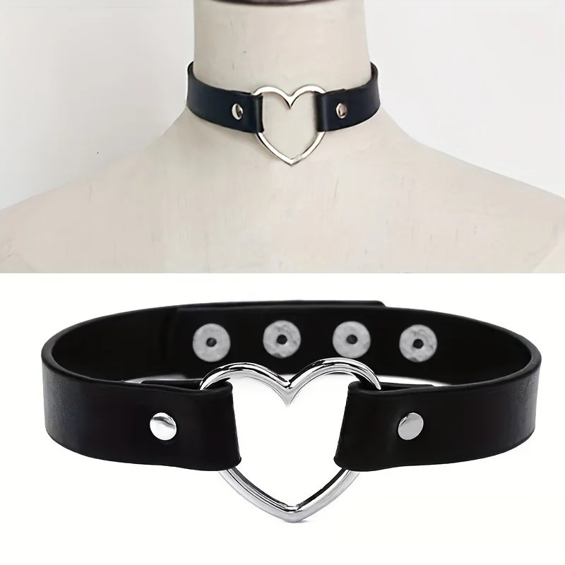 Punk Gothic Style PU Leather Faux Jewelry Collar Bracelet Bangle BraceletMale Female Lover Necklace Holiday Party Costume 251023