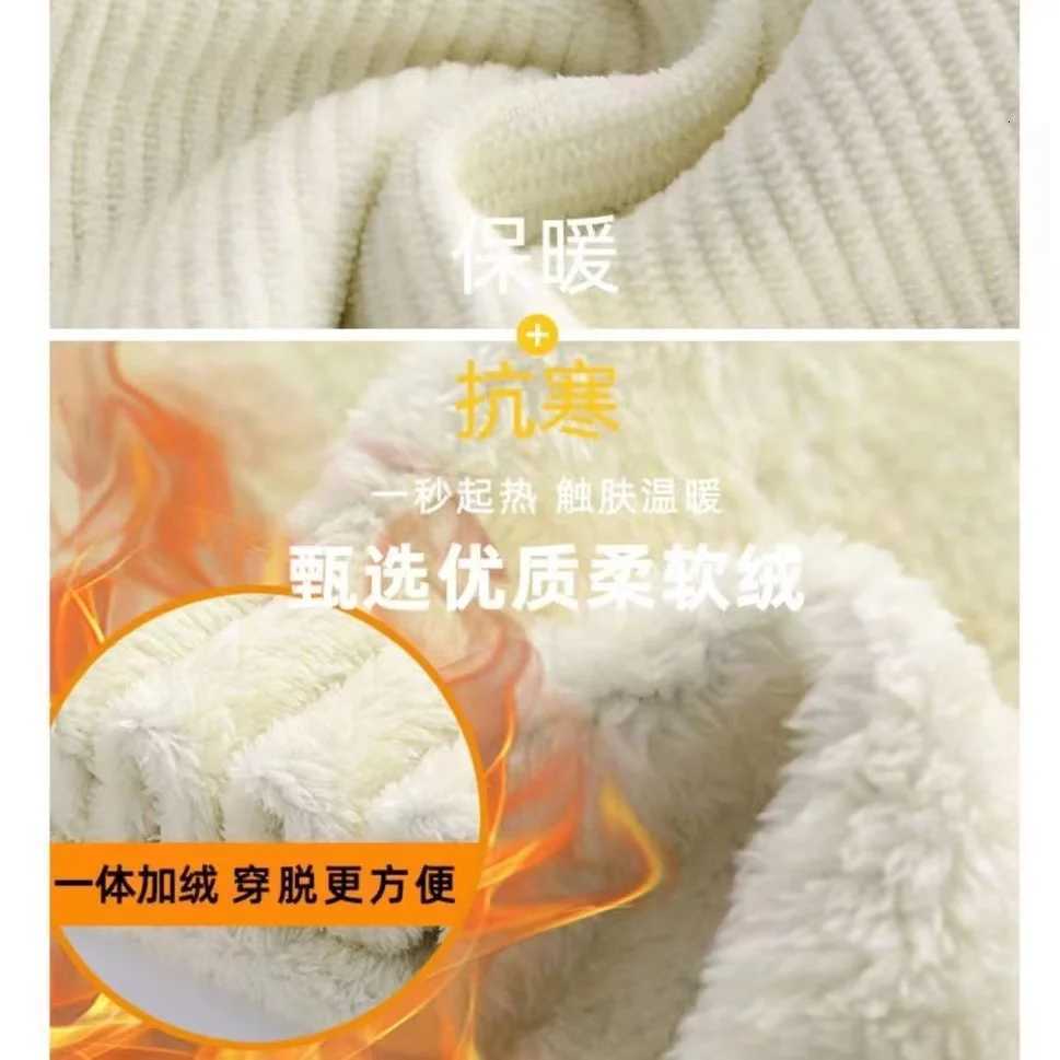 Women Pants Lamb Fleece Thickened Wide Leg Pants Women Autumn Winter Loose Corduroy Pants Trousers Women SweatpantsT251025