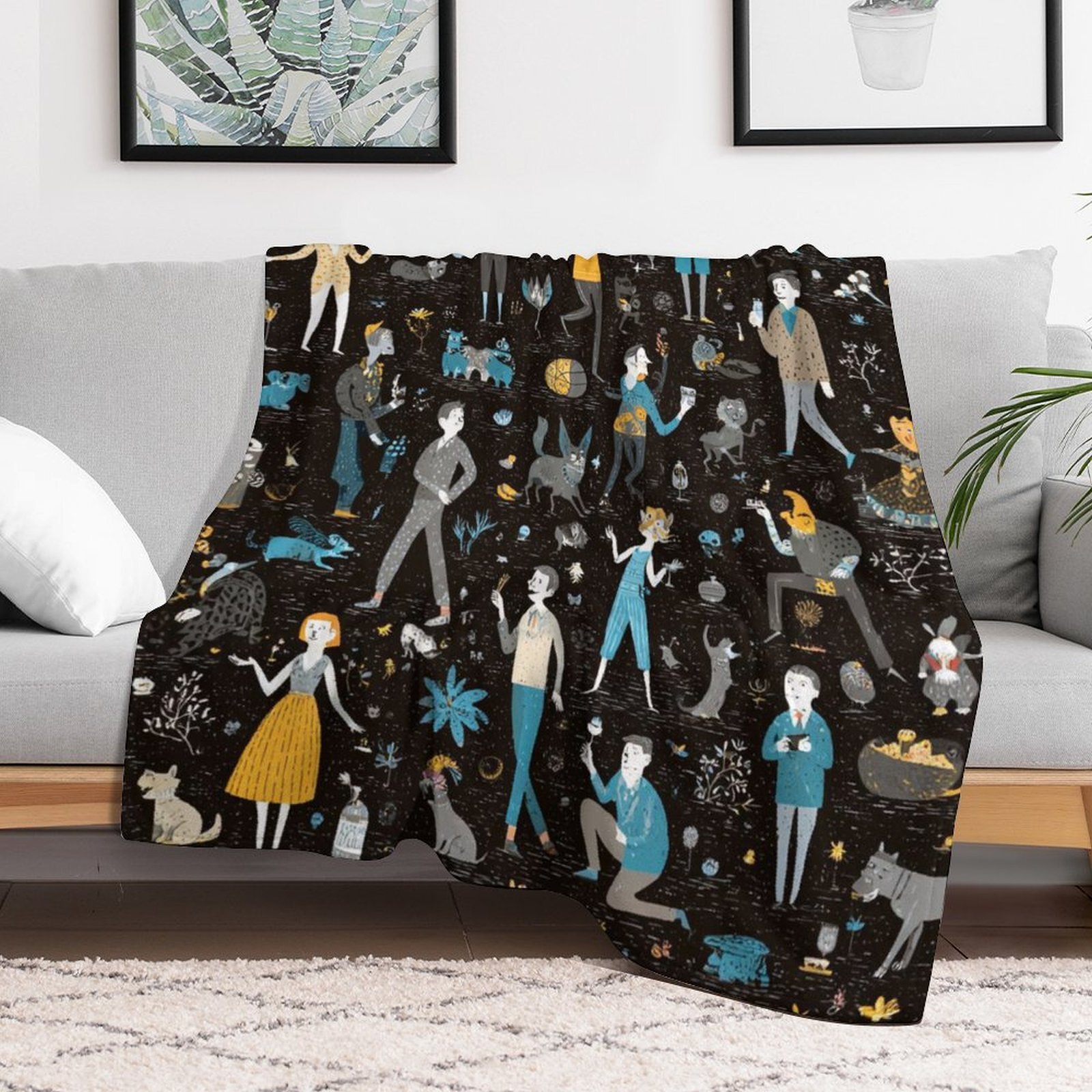 Designer Blackboard blanket blanket throw cashmere vibration blanket copert Home Travel Throw Summer Air Conditioner Beach home bedding blankets throw
