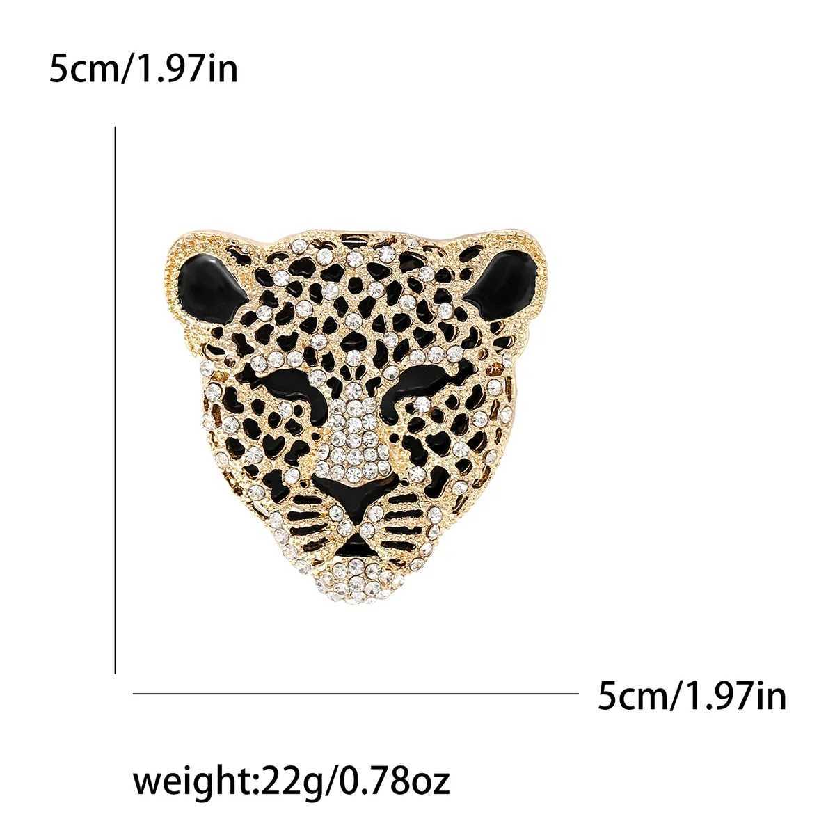 Rhinestone Leopard Brooches for Women Unisex Animal Pins Event Party Backpack Decoration Clothes Accessories J251115
