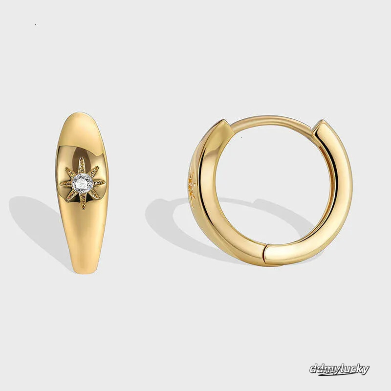 Minimalist Cubic Zirconia Earrings For Women - Fashionable Copper Sier Square Studs Ddmylucky