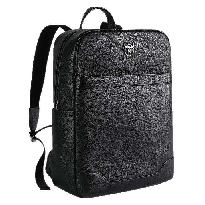 Captain Cow Top Layer Cowhide Men S Travel Genuine Leather Backpack Large Capacity Business Laptop Bag High Quality