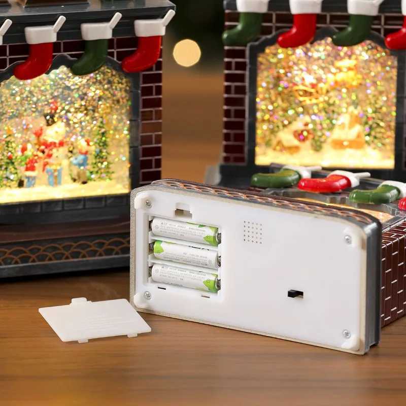 Creative Crossborder Christmas Scene DecorationsCrystal BallsMusic BoxesGifts for Children From The Elderly Home Decor C251024