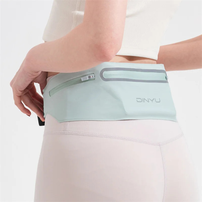 Men Women Running Waist Pack Wallet Adjustable Sports Pouch Belt Portable Phone Holder Gym Bag Invisible Waterproof Waistband 251023