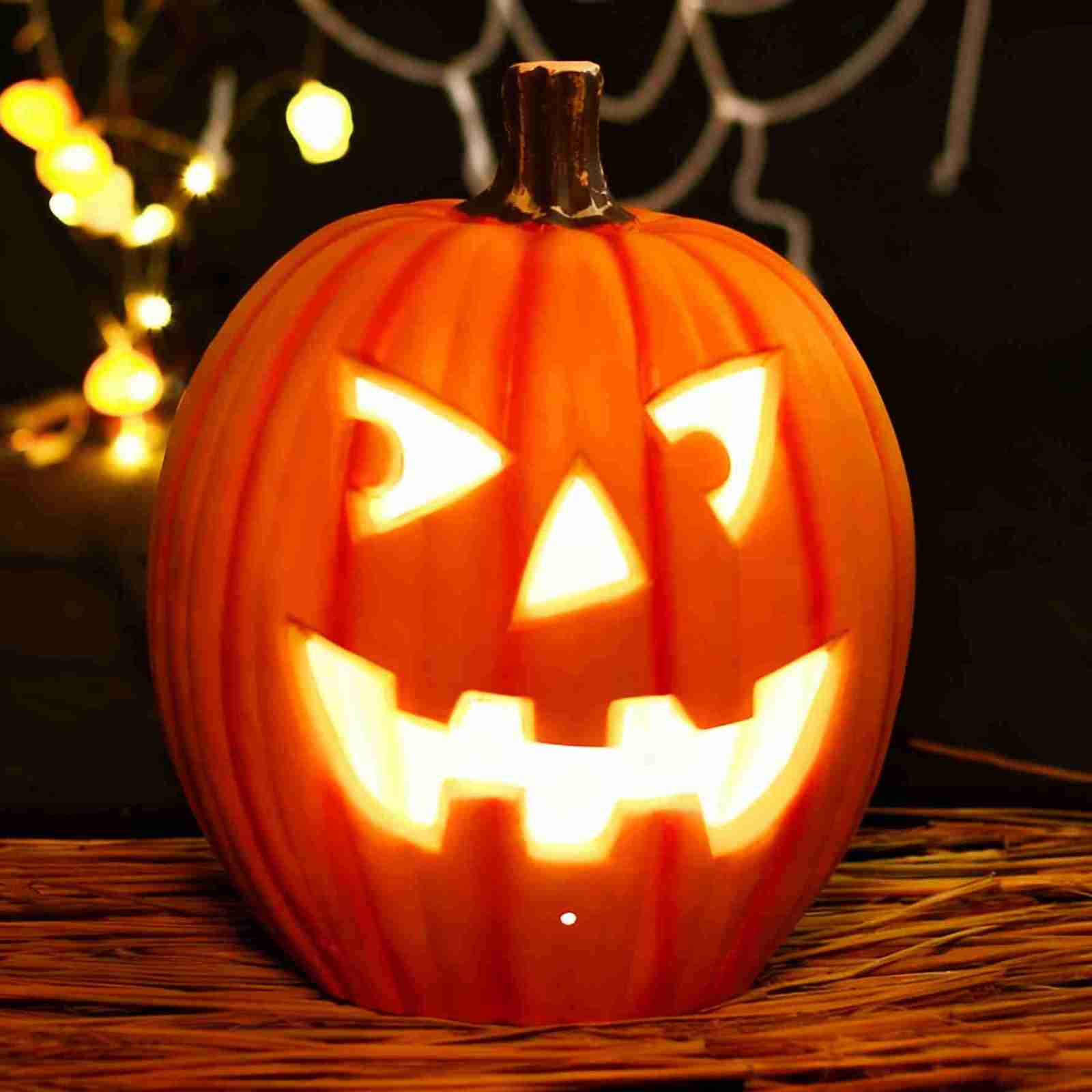 Halloween pumpkin lanterns, courtyard decoration props, party decorations, glowing pumpkin ornaments, Halloween lights C250930