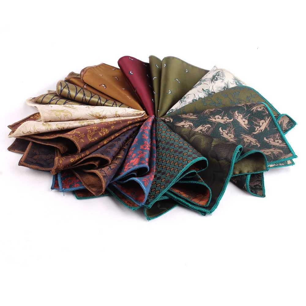 Men Pocket Square Small Square ral Handkerchief Soft Durable Handkerchief Towels For Wedding Formal Gifts Y251024
