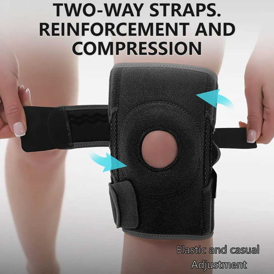 AOLIKES 1PCS Knee Brace for Women Men with Side Stabilizers Patella Knee Brace for Knee Support for Running Basketball Y251024