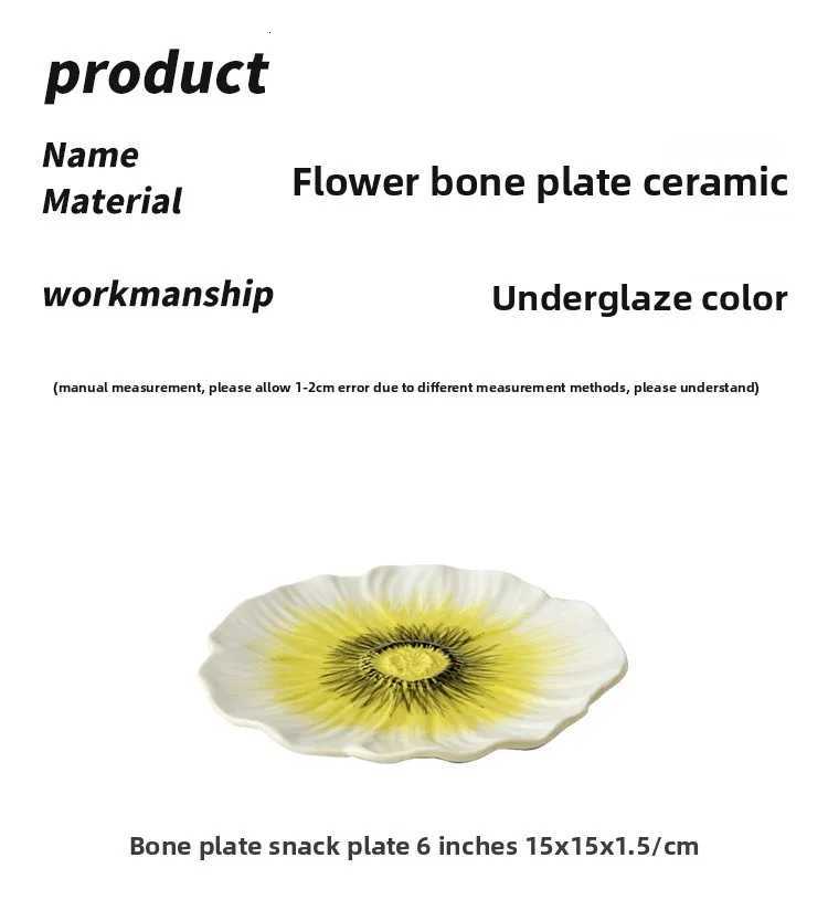 Ceramic Sushi Dish Restaurant Appetizer Tableware Molecar Cuisine Tableware Dessert Snack Plate Dipping Sauce Fruit Platter Y251025