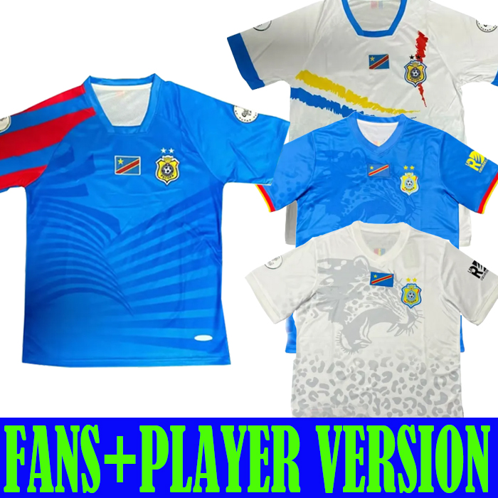 fans player version 2025 DR Congo soccer jerseys 25 26 Democratic Republic of the Congo national team shirt T.BONGONDA F.MAYELE MESCHACK KALULU home away jersey