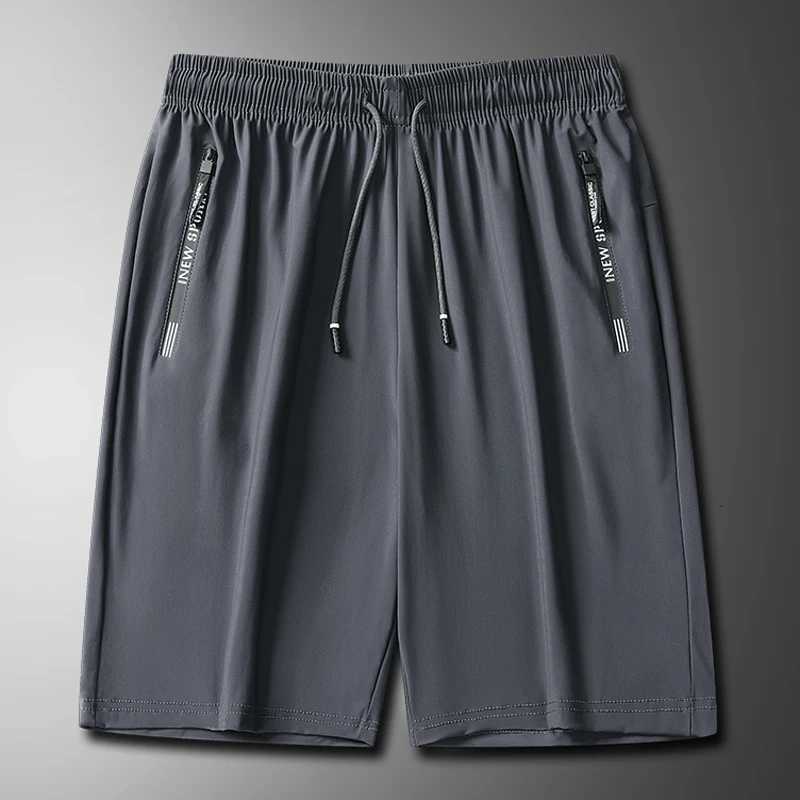 Quick Dry Shorts Men Summer Thin Short Pants Running Sports Bottom Gym Fitness Beach Zipper Pocket Loose Short Sweatpants MenXJ251025