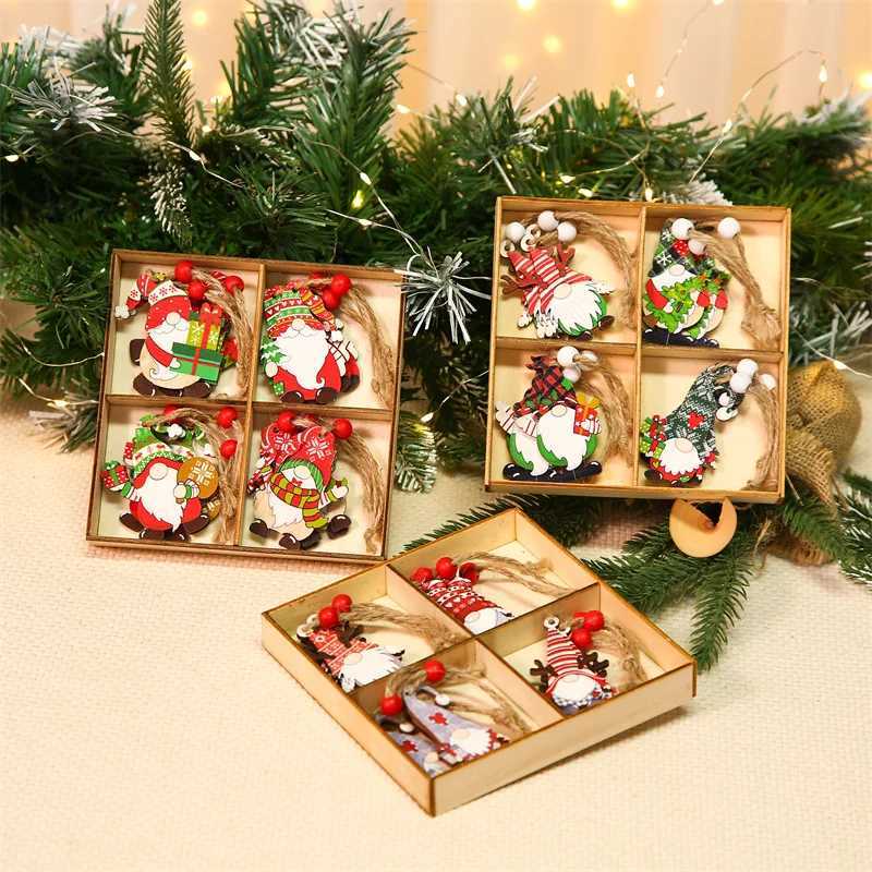 Christmas s Wooden Pendants Merry Christmas Decorations For Home 2025 Xmas Tree Christmas Ornaments Navidad New Year Gift C251024