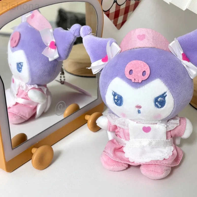 Sanrio Kawaii Doctor Nurse Series My Melody Kuromi Cogimyun Hello Kitty Plush Keychain Decoration Doll Backpack Charm Girls Gift L251025