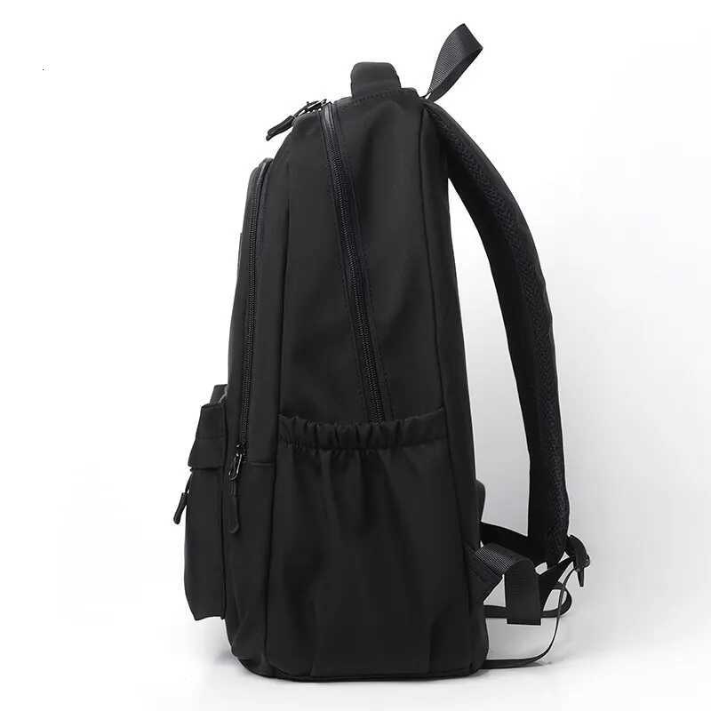 14 Inch Men And Women Universal School Bag Leisure Solid Color Outdoor Sports Shoulder Bag Large Capacity Travel Laptop Backpack W251025