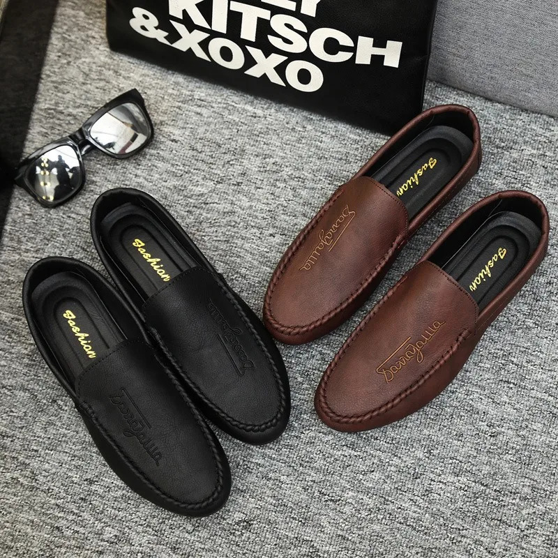 Men Summer Casual Shoes for Men SlipOn Loafers Comfortable Soft Leather Driving Shoes Breathable Moccasins Zapatillas 251023