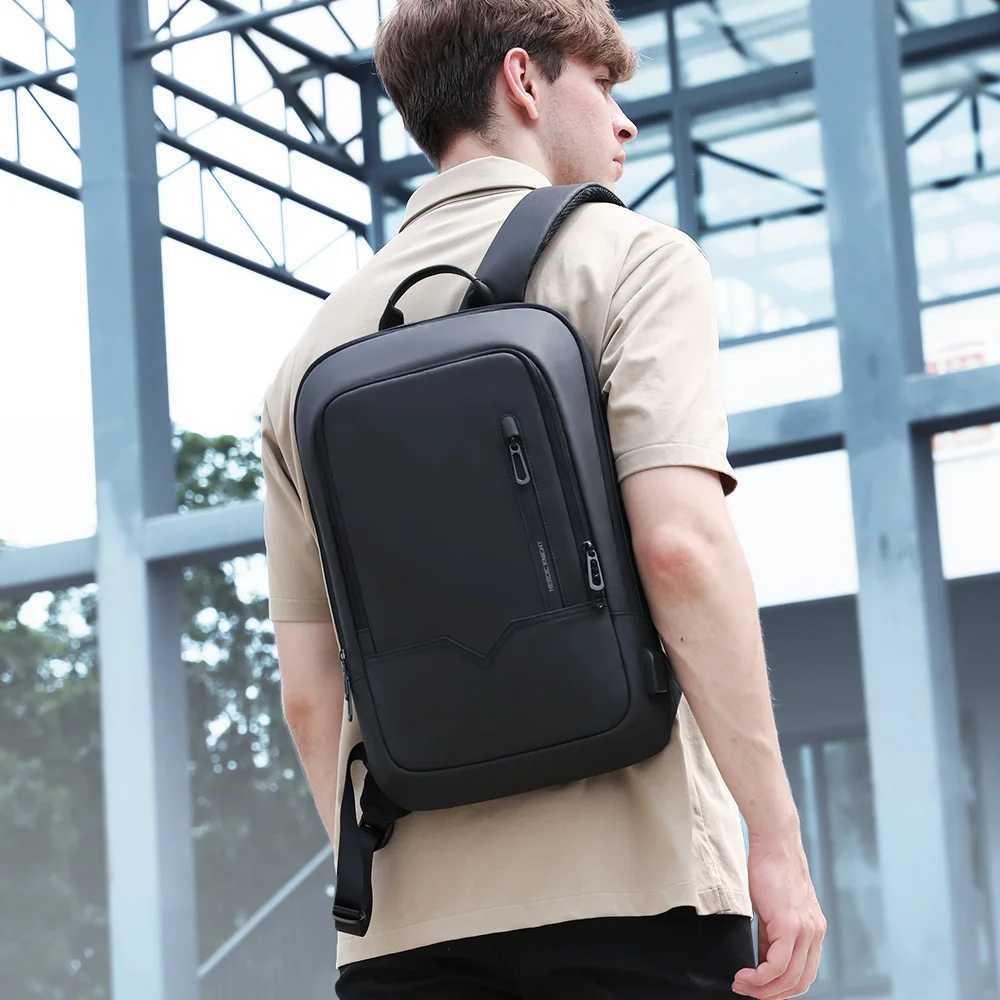 HcanKcan Business Backpack Mens 14 Inch Laptop BackPack Multifunction Waterproof light weight Bag Casual Backpacks For women W251025