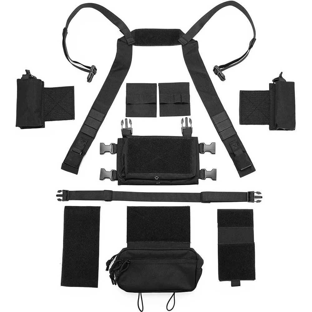 Chest Rig Multifunctional CS Field Mol Dangr Pouch Camouflage Training Vest Outdoor Cam Match Pack Hunting Entertainment Y251022