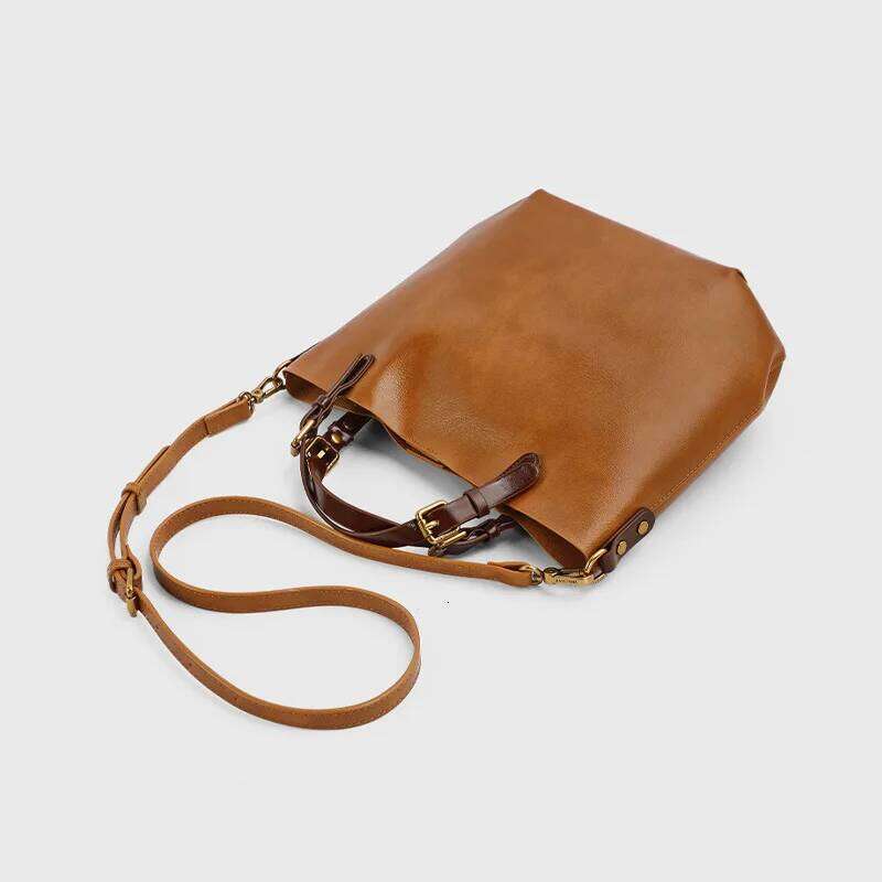 Jonlily Women Genuine Leather Shoulder Female Handbag Totes Casual Crossbody Small Daybag Commuter Bag Purse -Kg2022 Suotong1025