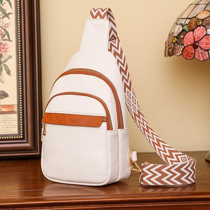 Sling Bag For Women Men Backpack Fanny Pack Crossbody Purse Chest Travel Shoulder Belt Bags Handbag PU Leather Anti Theft 251018