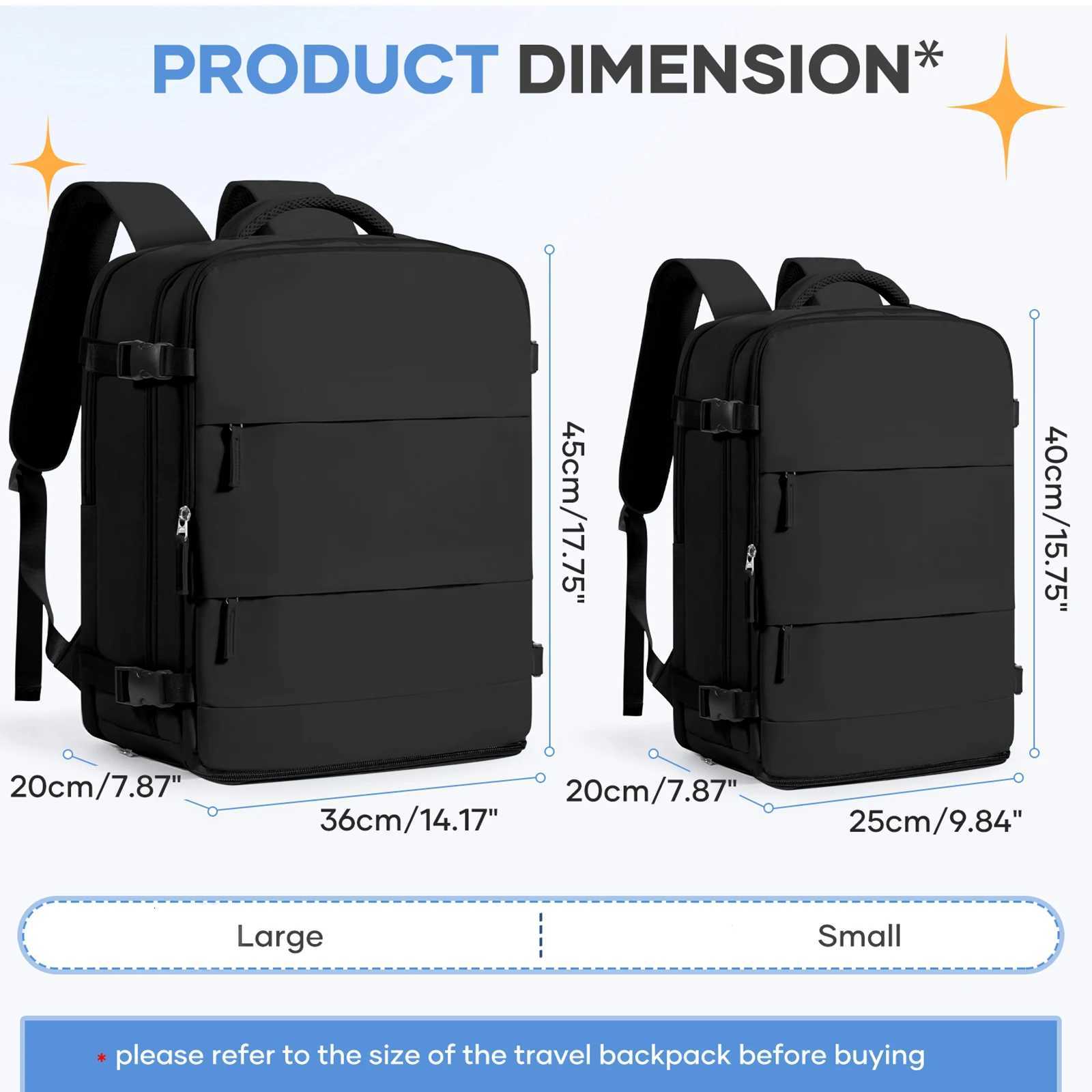 Ryanair Cabin Bag 40x20x25 Under Seat Easyjet 45x36x20 Travel Backpack School Storage Laptop Bag Multipurpose Hand Luggage Bag W251025