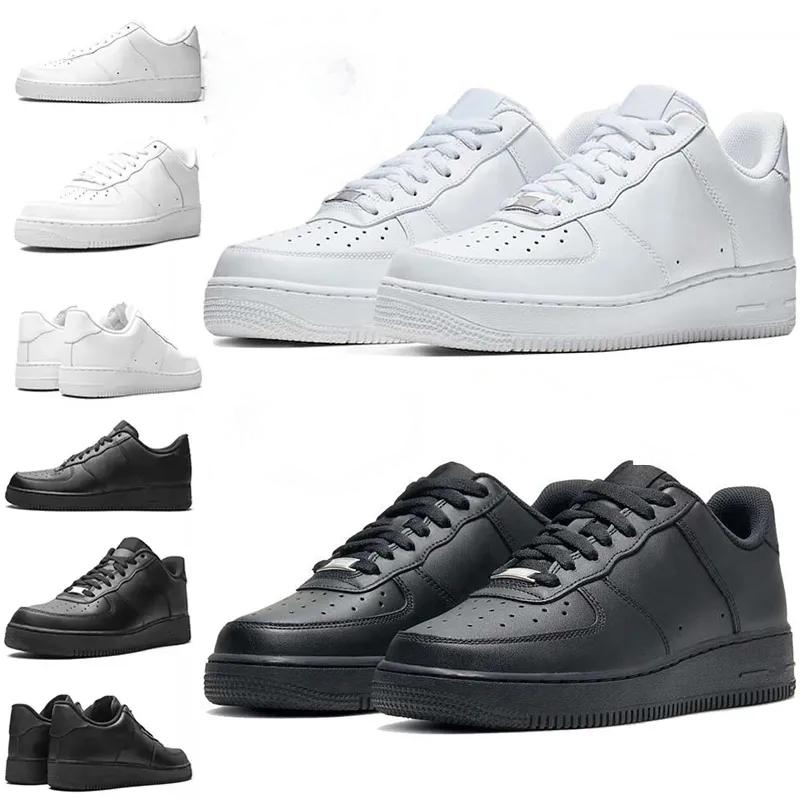 Designer One Af1s Casual Shoes Sneakers Men Women Classic 1 Triple White Black Mens Womens Traienrs Outdoor Sports Runners 1s Shoes