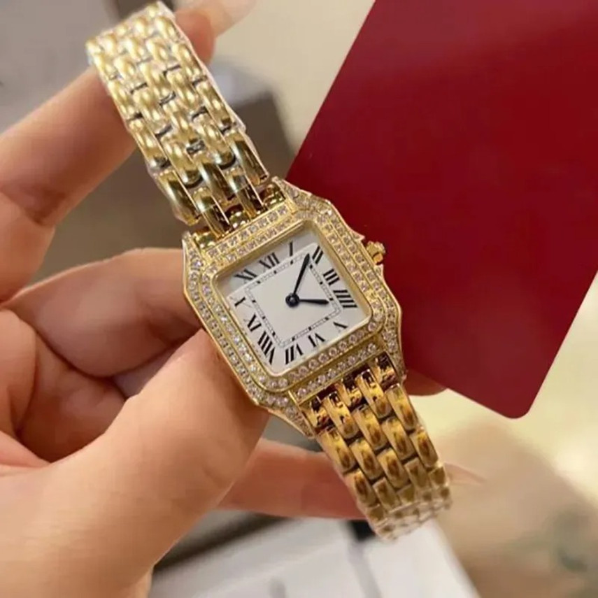 U1 Top AAA Luxury Women's Watch Quartz Classic diamond TankSeries Watch Available Panthere de G Sapphire Watch Montre de Luxe Relogio Ultra Thin 