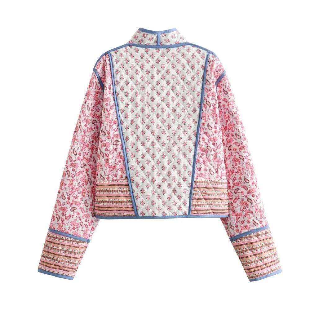 Autumn New Product Casual Women's Fashion Versatile Cardigan With Printed Cotton Coat On Both Sides Coats Designer Women