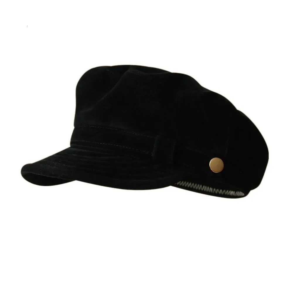 Versatile Short Brim Suede Berets Warm Windproof Artist Hat Korean Style Solid Color Newsboy Hat Daily Y251025