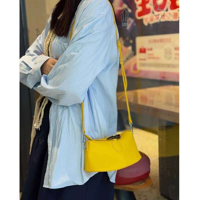 New Niche Design Women's Small Flap Shoulder Female Original Brand Genuine Leather Messenger Crossbody Bag Purses Suotong251025