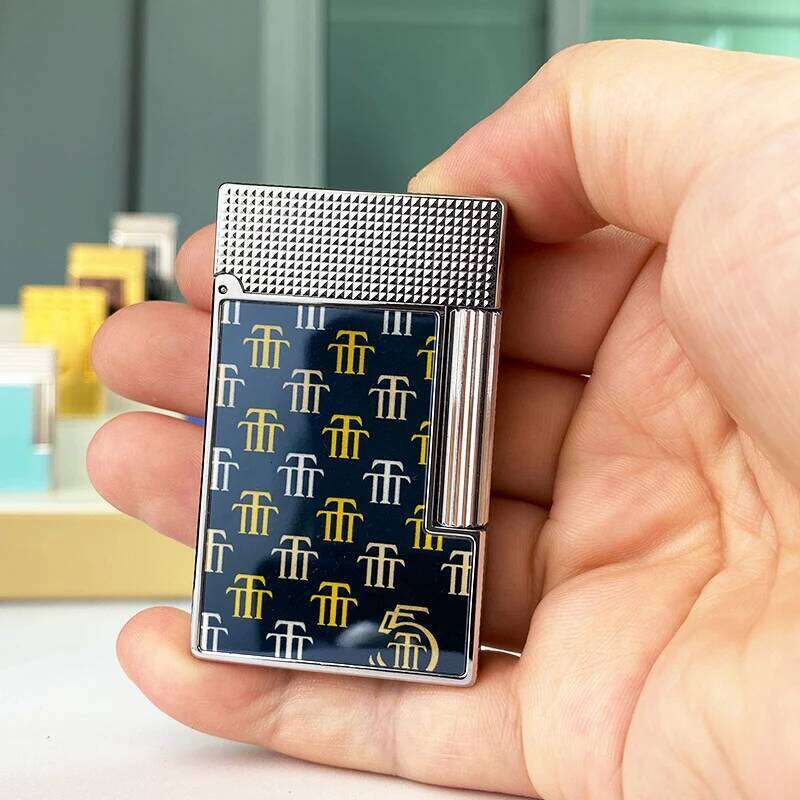 New Commemorative Edition Lighter Single And Double Flame Flat Tone Natural Paint R L2 Series 19002 High-Quality